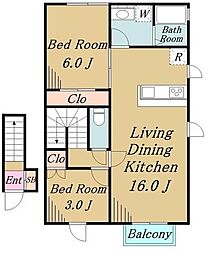 DesignMaisonR.Y 2LDKの間取図画像
