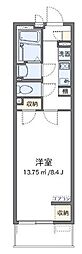 クレイノリバーシティ 1Kの間取図画像
