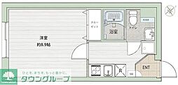 フラシア東武練馬 1Kの間取図画像