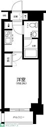 プレール・ドゥーク下板橋 1Kの間取図画像