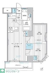 メゾン クロロ 2LDKの間取図画像