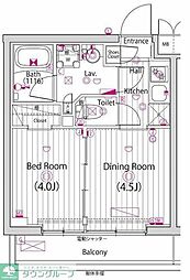 ガーラ練馬グランドステージ 1DKの間取図画像