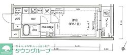 アイルプレミアム赤羽ウエスト 1Kの間取図画像
