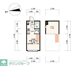 ラフォーレ中板橋 ワンルームの間取図画像