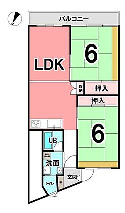 南面からたっぷ...