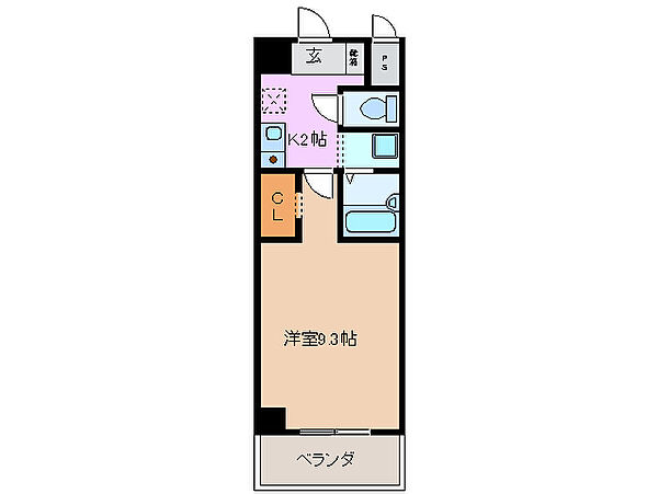 ｗｉｌｌ　Ｄｏ　四日市白須賀 1106｜三重県四日市市白須賀１丁目(賃貸マンション1K・1階・27.09㎡)の写真 その2