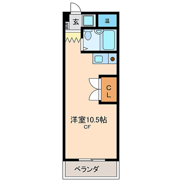 ハイツ富田2 3B｜三重県四日市市富田３丁目(賃貸マンション1R・3階・22.27㎡)の写真 その2