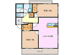 大矢知駅 6.9万円