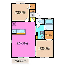 コーポ佐野 201 ｜ 三重県四日市市富田栄町（賃貸アパート2LDK・2階・50.00㎡） その1