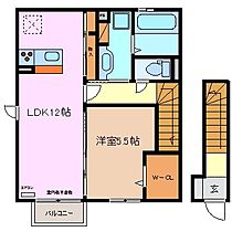 アルバグランデ金場　Ｃ棟 202 ｜ 三重県四日市市金場町（賃貸アパート1LDK・2階・51.57㎡） その2