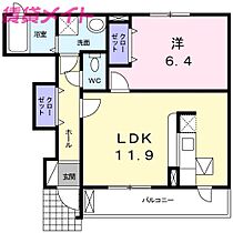 三重県四日市市茂福町（賃貸アパート1LDK・1階・45.12㎡） その2