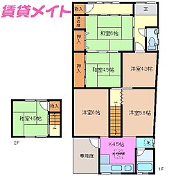 🉐敷金礼金0円！🉐天カ須賀一戸建て