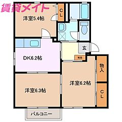 物件の間取り