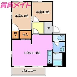 パークヒル生桑 A 2階