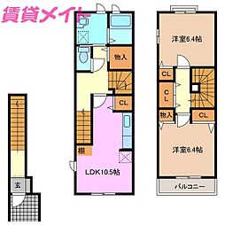 ドマーニ 2階/-