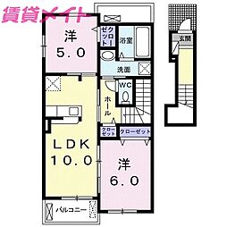 T・ボヌール II 2階