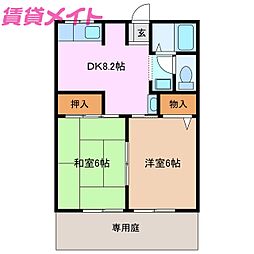🉐敷金礼金0円！🉐カルテット開栄D