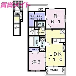 T・ボヌール I 2階/-