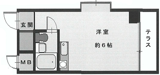 間取り パークアベニュー立川 2階/-