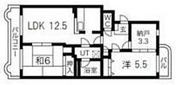ベルヴェデーレ2 3LDKの間取図画像