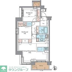 藤沢市弥勒寺1丁目マンション 1LDKの間取図画像