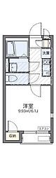レオネクストアベーテ 1Kの間取図画像