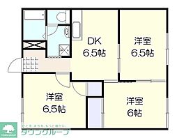 メルヘンコジマ 3DKの間取図画像