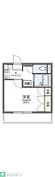 レオパレスカサベルデ 1Kの間取図画像