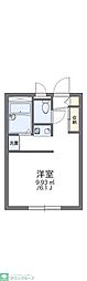 レオパレスクレール 1Kの間取図画像