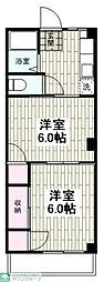 湘南グリーンハイム 2Kの間取図画像