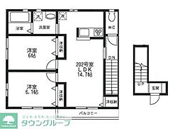 LARK2 2LDKの間取図画像