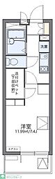 ヒルズMT八幡 1Kの間取図画像