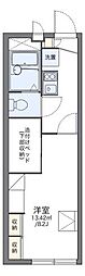 レオパレスフォコン 1Kの間取図画像