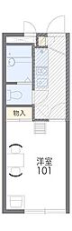 レオパレスアメニティ湘南 1Kの間取図画像