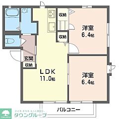 物件の間取り