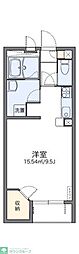 レオネクスト花水木 1Kの間取図画像