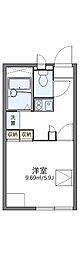 レオパレスジュネス 1Kの間取図画像