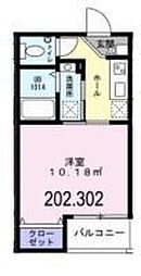 MAISONDESHONAN 1Kの間取図画像