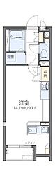 レオネクスト和元 ワンルームの間取図画像