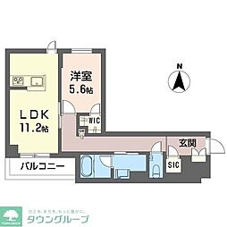 ラ・ルーム厚木町0 1LDKの間取図画像