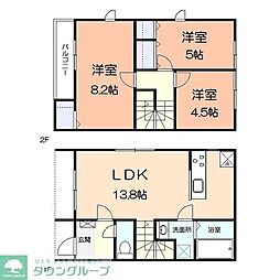 藤沢市大庭タウンハウス 3LDKの間取図画像
