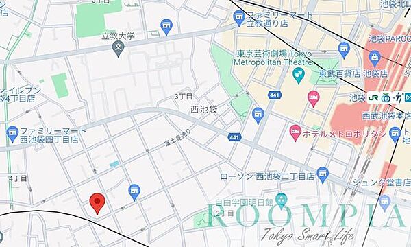 NISHI IKEBUKURO RESIDENCE 304｜東京都豊島区西池袋４丁目(賃貸マンション1K・3階・22.33㎡)の写真 その14