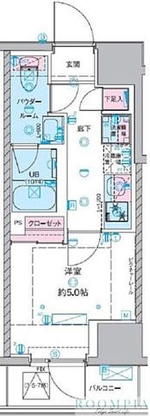 ジェノヴィア桜上水II 203｜東京都杉並区下高井戸４丁目(賃貸マンション1K・2階・20.74㎡)の写真 その2