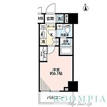 プレール・ドゥーク品川旗の台 303 ｜ 東京都品川区西中延１丁目8-15（賃貸マンション1K・3階・20.49㎡） その2