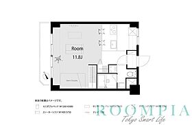 マイキャッスル五反田 703 ｜ 東京都品川区西五反田６丁目25-12（賃貸マンション1R・7階・37.80㎡） その2