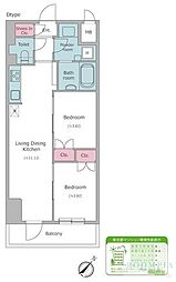 レジディア中目黒III 9階