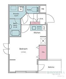 間取図画像 ワンルーム