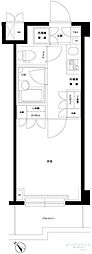 ルーブル目黒不動前 1Kの間取図画像