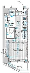 ブライズ品川大井トレ 1Kの間取図画像