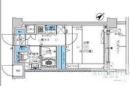 フェニシア学芸大学 1Kの間取図画像